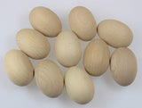 Wood Eggs 10pc