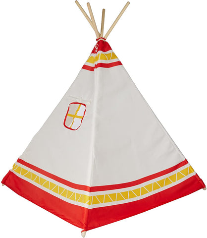 Teepee Tent, Red or Blue Playset