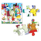 Holiday Parade Glitter Puzzle 64pc