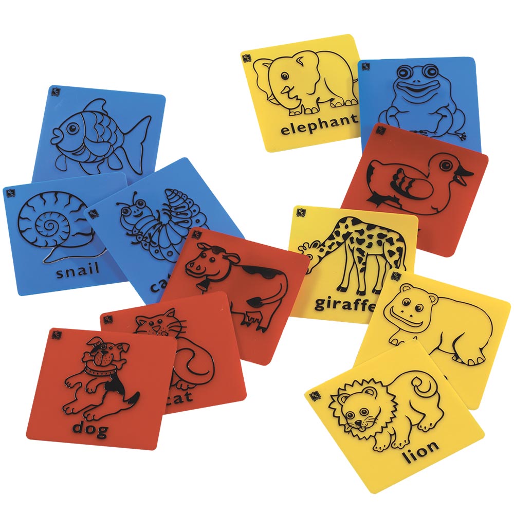 Rubs ANIMALS 12pc