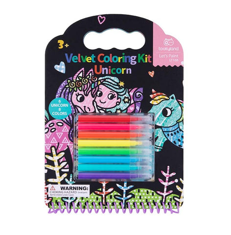 Velvet Coloring Kit - Unicorn