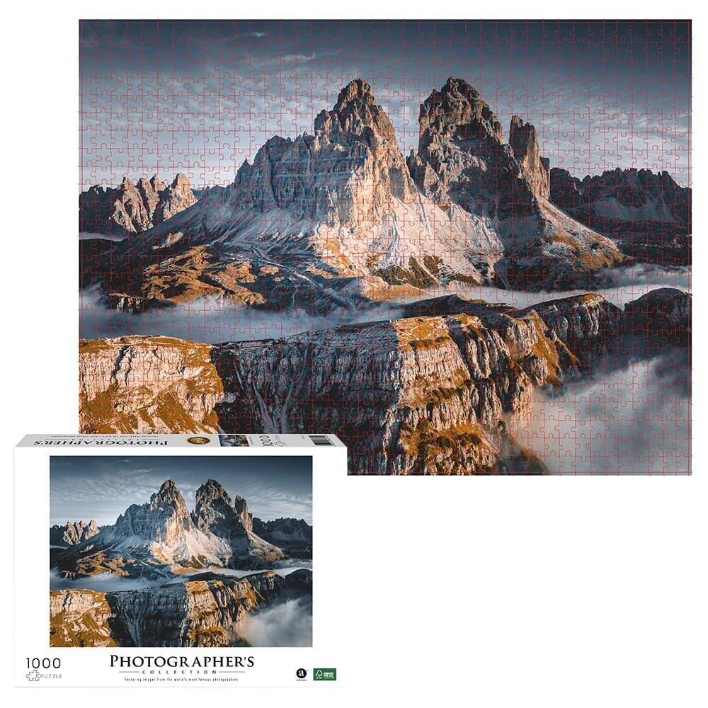 Photographers Collection: Misty Mountainous Landscape Puzzle 1000pc