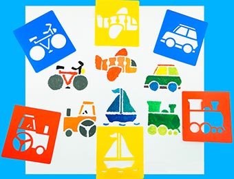 Transport Stencils 6pc