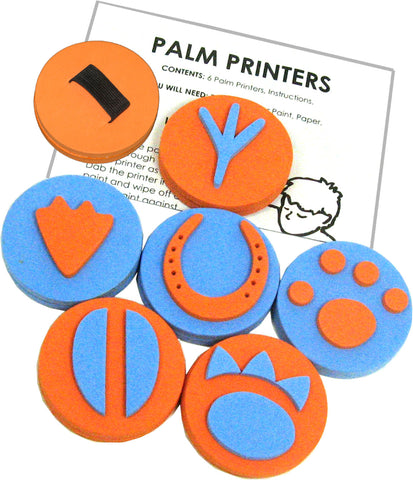 Palm Printers: Nature's Footprints 6pc