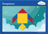 Activity Cards Tangram Set 1 - iPlayiLearn.co.za
 - 1
