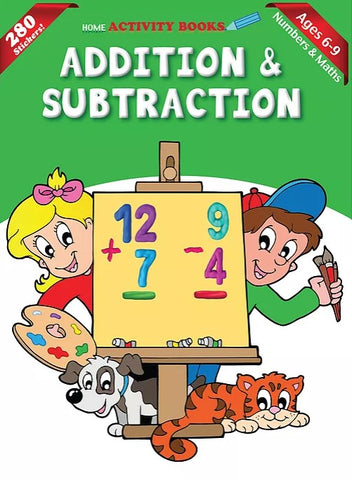 Activity Book with Stickers: Addition and Subtraction