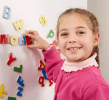 Wooden Alphabet Magnets: Uppercase & Lowercase 52pc