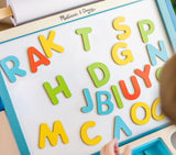 Wooden Alphabet Magnets: Uppercase & Lowercase 52pc