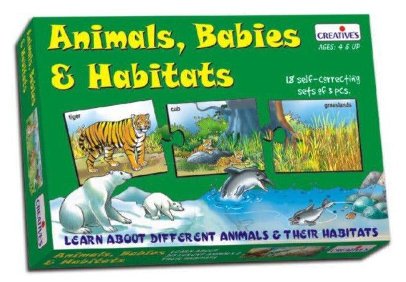 Animals, Babies & their Habitats