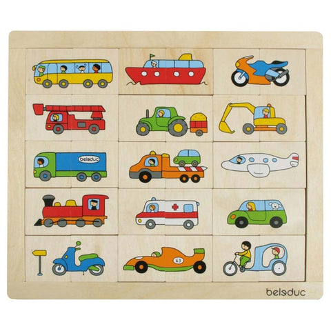 Match & Mix Puzzle: Transport Puzzle 30pc (336 x 289 x 9mm)