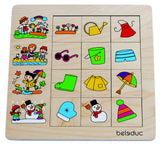 Sorting Set "Seasons" 12pc (245 x 245 x 8) - iPlayiLearn.co.za