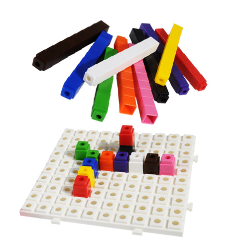 Unifix Cubes with Baseboard 100pc polybag