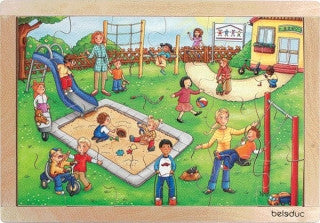 Frame Puzzle: Kindergarten 24pc (405 x 283 x 8mm) - iPlayiLearn.co.za
