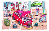 Layer Puzzle: Garage 58pc (295 x 207 x 18 mm)
