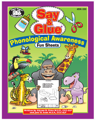 Say and Glue Phonological Awareness Fun Sheets 124 page