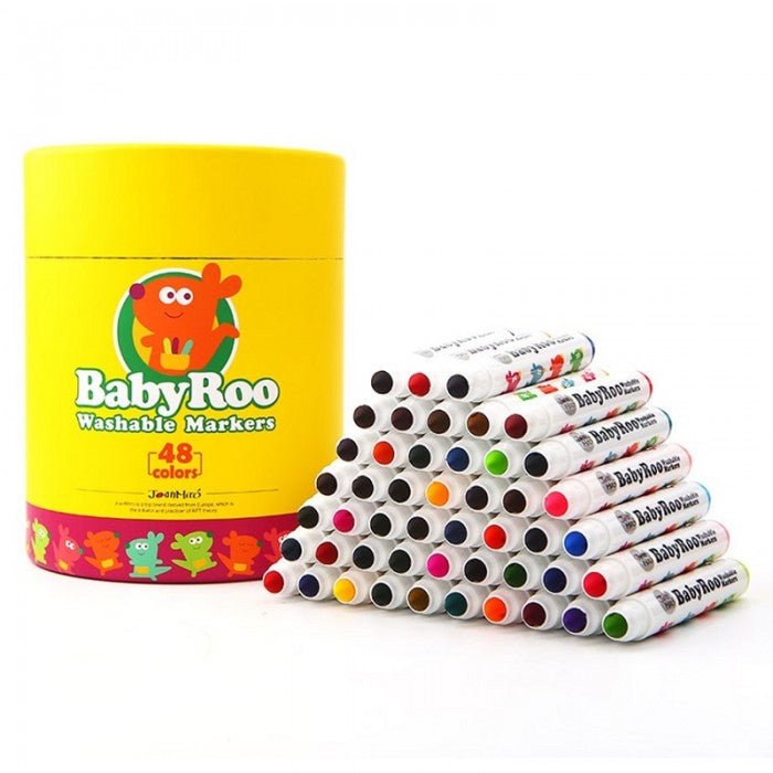 Baby Roo Washable Markers 48 Colours