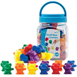 Bear Counters Small 60pcs 6c with Tweezer and Activity Guide