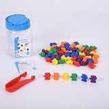 Bear Counters Small 60pcs 6c with Tweezer and Activity Guide