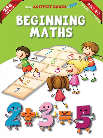 Activity Book with Stickers: Beginning Maths / Wiskunde Vir Beginners