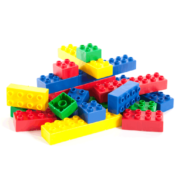 Building Blocks Jumbo 80pc Polybag