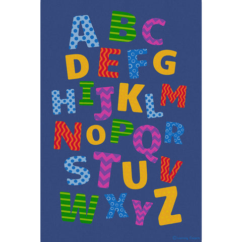 Learning Carpet: Alphabet Scramble – Rectangle Small