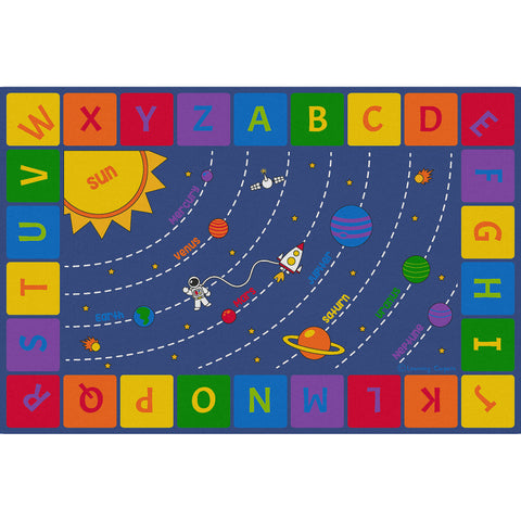 Learning Carpet: Solar System – Rectangle Large