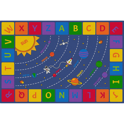 Learning Carpet: Solar System – Rectangle Large