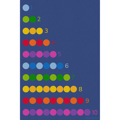 Learning Carpet: Counting Colour Dots – Rectangle Small