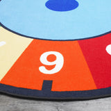 Learning Carpet: Clock Round Small