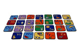 Learning Carpet: Alphabet Seating Squares with Images – Set of 26