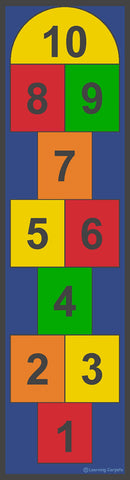 Learning Carpet: Large Hopscotch – Rectangle