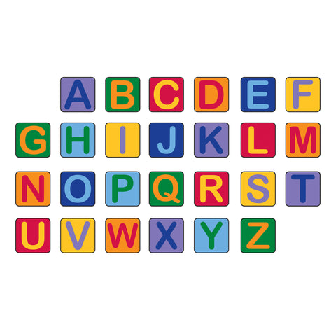 Learning Carpet: Alphabet Seating Squares – Set of 26