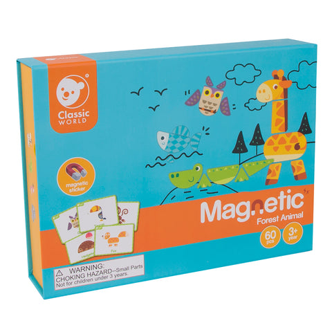 Magnetic Forest Animals 60pc