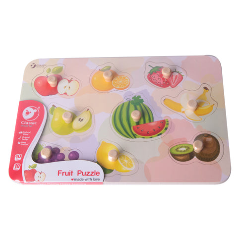 Fruit Peg Puzzle 10pc