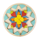 Mandala Blocks Wooden Puzzle 68pc