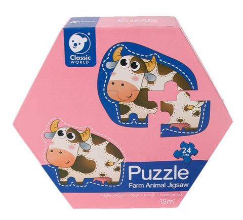 Farm Animal Jigsaw Puzzle 24pc
