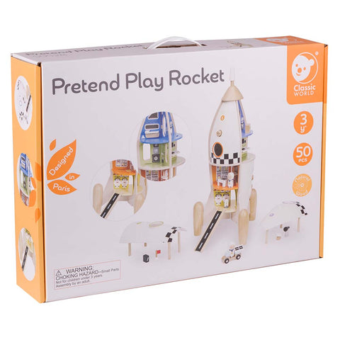Pretend Play Rocket 50pc