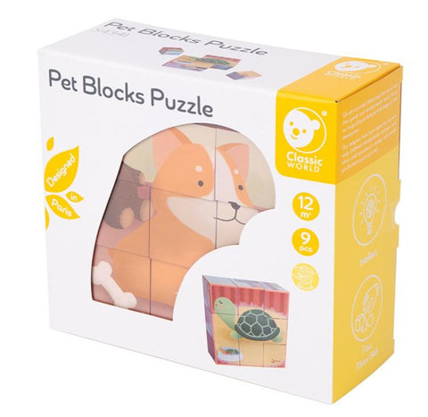 Pet Blocks Puzzle 9pc