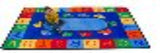 Learning Carpet: Cars Alphabet & Numbers - Rectangle Small