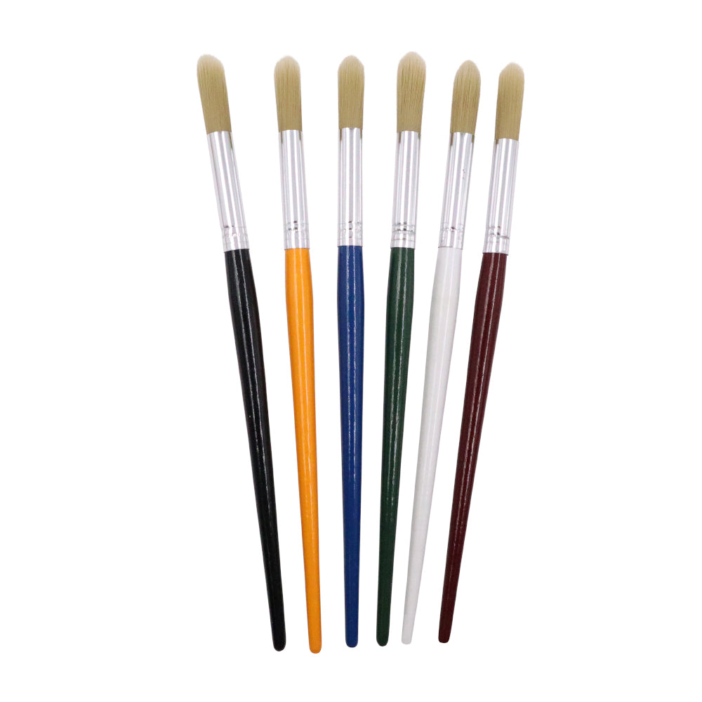 Chubby Paint Brushes Size 12, 6pc