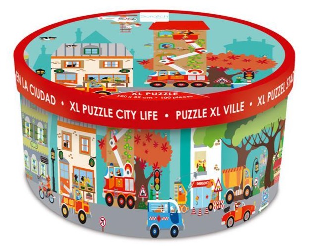 XL Floor Puzzle: City Life 100pc