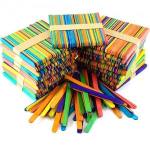 Coloured Ice Cream Sticks 1000pc