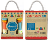 Wooden Cotton Jump Rope - 2.2m Adjustable