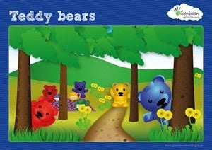 Activity Cards Bear Counters