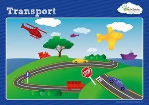 Activity Cards Transport Counters - iPlayiLearn.co.za
