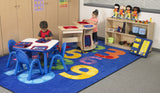 Learning Carpet: Number Pile – Rectangle Small