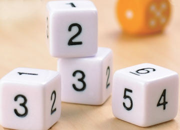 Dice Plastic NUMBER 12pc - iPlayiLearn.co.za