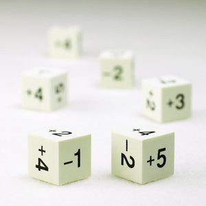 Dice Foam POS & NEG 12pc - iPlayiLearn.co.za