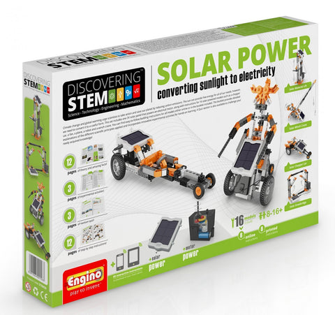 Engino Discovering STEM Solar Power Set: Converting Sunlight to Electricity