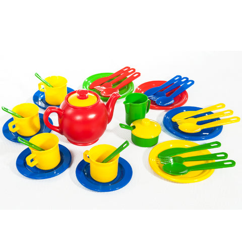 Plastic Tea & Dinner Set 34pc
